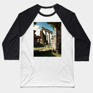 Ancient Ruins Baseball T-Shirt